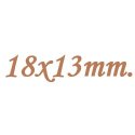 18x13mm.