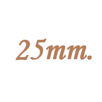 25mm.