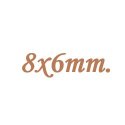 8x6mm.