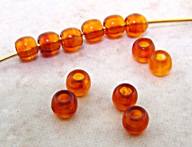 (image for) TORTOISE 3MM ROUND SMOOTH SPACER BEADS - Lot of 24