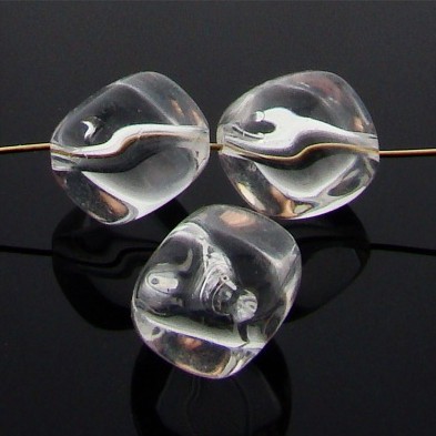(image for) CRYSTAL 15MM FACETED BEADS - Lot of 12
