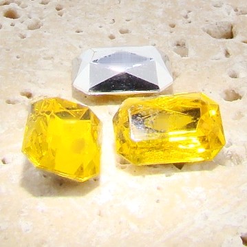 (image for) Jonquil - 14x10mm. Octagon Faceted Gem Jewels - Lots of 144