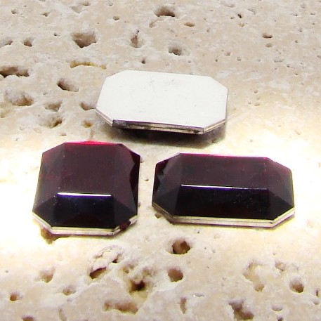 (image for) Garnet Jewel Faceted - 18x13mm. Octagon Cabochons - Lots of 144