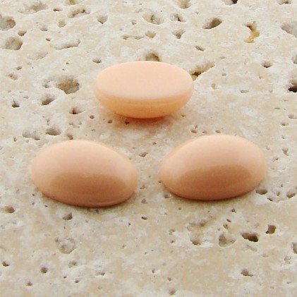 (image for) Angelskin Opaque - 25x18mm. Oval Domed Cabochons - Lots of 72