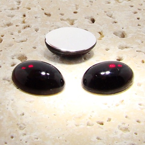 (image for) Garnet Jewel - 10x8mm. Oval Domed Cabochons - Lots of 144