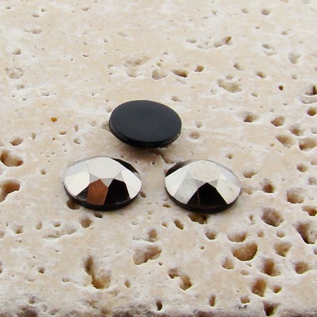(image for) Hematite Jewel Faceted - 9mm Round Cabochons - Lots of 144