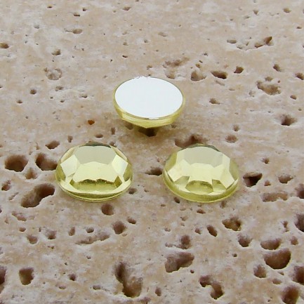 (image for) Jonquil Jewel Faceted - 9mm. Round Cabochons - Lots of 144