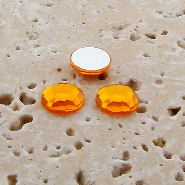 (image for) Topaz Jewel Faceted - 5mm. Round Cabochons - Lots of 144