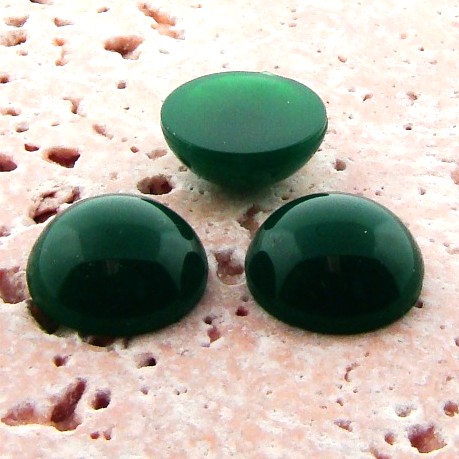 (image for) Jade Opaque - 20mm. Round Domed Cabochons - Lots of 72