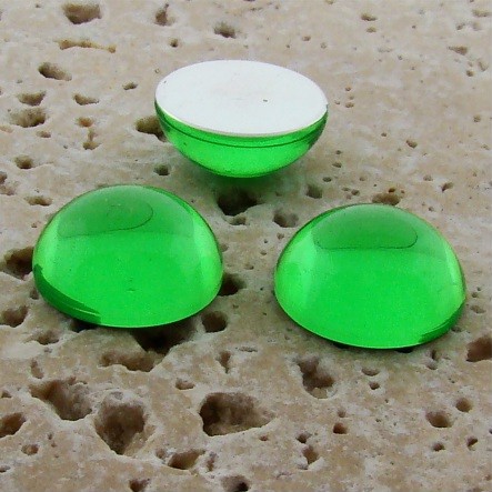 (image for) Peridot Jewel - 5mm. Round Domed Cabochons - Lots of 144